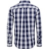 image:imageAlimens amp Gentle Mens Plaid Button Down Shirts Cotton Long Sleeve Dress Shirts Regular Fit Gingham ShirtsNavy Blue plaid