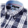 image:imageAlimens amp Gentle Mens Plaid Button Down Shirts Cotton Long Sleeve Dress Shirts Regular Fit Gingham ShirtsNavy Blue plaid