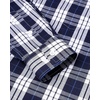 image:imageAlimens amp Gentle Mens Plaid Button Down Shirts Cotton Long Sleeve Dress Shirts Regular Fit Gingham ShirtsNavy Blue plaid