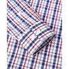 image:imageAlimens amp Gentle Mens Plaid Button Down Shirts Cotton Long Sleeve Dress Shirts Regular Fit Gingham ShirtsNavy Red  Plaid 2