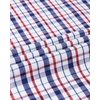 image:imageAlimens amp Gentle Mens Plaid Button Down Shirts Cotton Long Sleeve Dress Shirts Regular Fit Gingham ShirtsNavy Red  Plaid 2