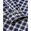 image:imageAlimens amp Gentle Mens Plaid Button Down Shirts Cotton Long Sleeve Dress Shirts Regular Fit Gingham ShirtsNavy White Plaid