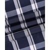 image:imageAlimens amp Gentle Mens Plaid Button Down Shirts Cotton Long Sleeve Dress Shirts Regular Fit Gingham ShirtsNavy White Plaid