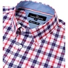 image:imageAlimens amp Gentle Mens Plaid Button Down Shirts Cotton Long Sleeve Dress Shirts Regular Fit Gingham ShirtsRed  Check