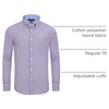 image:imageAlimens amp Gentle Mens Plaid Button Down Shirts Cotton Long Sleeve Dress Shirts Regular Fit Gingham ShirtsRed Navy  Gingham