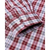 image:imageAlimens amp Gentle Mens Plaid Button Down Shirts Cotton Long Sleeve Dress Shirts Regular Fit Gingham ShirtsRed Plaid