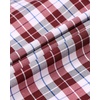 image:imageAlimens amp Gentle Mens Plaid Button Down Shirts Cotton Long Sleeve Dress Shirts Regular Fit Gingham ShirtsRed Plaid
