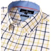 image:imageAlimens amp Gentle Mens Plaid Button Down Shirts Cotton Long Sleeve Dress Shirts Regular Fit Gingham ShirtsYellow  Gingham