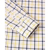 image:imageAlimens amp Gentle Mens Plaid Button Down Shirts Cotton Long Sleeve Dress Shirts Regular Fit Gingham ShirtsYellow  Gingham