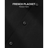 image:imageAlimens amp Gentle Mens Premium Dress Shirt  Cotton Performance Wrinkle Free Moisture Wicking Button Down ShirtsBlack