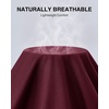 image:imageAlimens amp Gentle Mens Premium Dress Shirt  Cotton Performance Wrinkle Free Moisture Wicking Button Down ShirtsWine Red