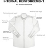 image:imageAlimens amp Gentle Mens Premium Dress Shirts  Mulberry Silk Modal Performance Wrinkle Free Button Down ShirtBlack