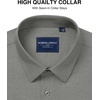 image:imageAlimens amp Gentle Mens Premium Dress Shirts  Wool Modal Performance Wrinkle Free Button Down ShirtGrey