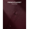 image:imageAlimens amp Gentle Mens Premium Dress Shirts  Wool Modal Performance Wrinkle Free Button Down ShirtWine Red