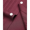 image:imageAlimens amp Gentle Mens Shirts Casual Button Down Shirts Beach Vintage Knit Short Sleeve Polo Shirt for Men01burgundy