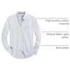 image:imageAlimens amp Gentle Mens Solid Oxford Shirt Long Sleeve Dress Shirt Work Casual Button Down Shirts with PocketAnthracite