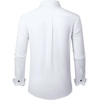 image:imageAlimens amp Gentle Mens Stretch Stain Shield and Wrinkle Free Long Sleeve Solid Business Wedding Button Down Shirts