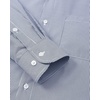 image:imageAlimens amp Gentle Mens Stripe Dress Shirts Transitional Weather Long Sleeve Casual Button Down Business Shirt Poplin TopNavy Blue