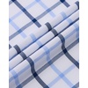 image:imageAlimens amp Gentle Plaid Mens Short Sleeve Button Down Shirts with Pocket  LightweightButtonDown CollarRegular FitExcellent ColorsBreathableCasualCotton BlendEasy CareBlack Blue Check