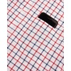 image:imageAlimens amp Gentle Plaid Mens Short Sleeve Button Down Shirts with Pocket  LightweightButtonDown CollarRegular FitExcellent ColorsBreathableCasualCotton BlendEasy CareRed Check