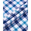 image:imageAlimens amp Gentle Plaid Mens Short Sleeve Button Down Shirts with Pocket  LightweightButtonDown CollarRegular FitExcellent ColorsBreathableCasualCotton BlendEasy CareBlue Navy Check
