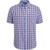 image:imageAlimens amp Gentle Plaid Mens Short Sleeve Button Down Shirts with Pocket  LightweightButtonDown CollarRegular FitExcellent ColorsBreathableCasualCotton BlendEasy CareBlue Red Plaid