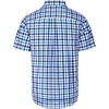 image:imageAlimens amp Gentle Plaid Mens Short Sleeve Button Down Shirts with Pocket  LightweightButtonDown CollarRegular FitExcellent ColorsBreathableCasualCotton BlendEasy CareBlue Navy Check