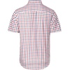 image:imageAlimens amp Gentle Plaid Mens Short Sleeve Button Down Shirts with Pocket  LightweightButtonDown CollarRegular FitExcellent ColorsBreathableCasualCotton BlendEasy CareRed Check