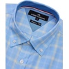 image:imageAlimens amp Gentle Plaid Mens Short Sleeve Button Down Shirts with Pocket  LightweightButtonDown CollarRegular FitExcellent ColorsBreathableCasualCotton BlendEasy CareBlue Yellow Plaid
