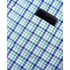 image:imageAlimens amp Gentle Plaid Mens Short Sleeve Button Down Shirts with Pocket  LightweightButtonDown CollarRegular FitExcellent ColorsBreathableCasualCotton BlendEasy CareNavy Green Check