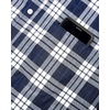 image:imageAlimens amp Gentle Plaid Mens Short Sleeve Button Down Shirts with Pocket  LightweightButtonDown CollarRegular FitExcellent ColorsBreathableCasualCotton BlendEasy CareNavy Blue Plaid