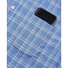 image:imageAlimens amp Gentle Plaid Mens Short Sleeve Button Down Shirts with Pocket  LightweightButtonDown CollarRegular FitExcellent ColorsBreathableCasualCotton BlendEasy CareBlue Plaid