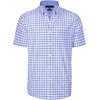 image:imageAlimens amp Gentle Plaid Mens Short Sleeve Button Down Shirts with Pocket  LightweightButtonDown CollarRegular FitExcellent ColorsBreathableCasualCotton BlendEasy CareNavy Red Small Plaid