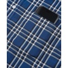 image:imageAlimens amp Gentle Plaid Mens Short Sleeve Button Down Shirts with Pocket  LightweightButtonDown CollarRegular FitExcellent ColorsBreathableCasualCotton BlendEasy CareNavy White Check