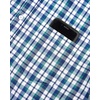 image:imageAlimens amp Gentle Plaid Mens Short Sleeve Button Down Shirts with Pocket  LightweightButtonDown CollarRegular FitExcellent ColorsBreathableCasualCotton BlendEasy CareBlack Green Check