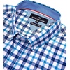 image:imageAlimens amp Gentle Plaid Mens Short Sleeve Button Down Shirts with Pocket  LightweightButtonDown CollarRegular FitExcellent ColorsBreathableCasualCotton BlendEasy CareBlue Navy Check
