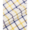 image:imageAlimens amp Gentle Plaid Mens Short Sleeve Button Down Shirts with Pocket  LightweightButtonDown CollarRegular FitExcellent ColorsBreathableCasualCotton BlendEasy CareYellow Check