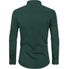 image:imageAlimens amp Gentle Slim Fit Dress Shirts for Men Long Sleeve Stretch Stain Proof Wrinkle Free Button Down Shirts Formal Shirts  Stretch Wrinkle Free Long Sleeve Fitted Formal Events Wedding Business Casual AirflowEnhanced Comfort Easy CareEmerald Green