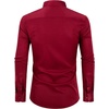 image:imageAlimens amp Gentle Slim Fit Dress Shirts for Men Long Sleeve Stretch Stain Proof Wrinkle Free Button Down Shirts Formal Shirts  Stretch Wrinkle Free Long Sleeve Fitted Formal Events Wedding Business Casual AirflowEnhanced Comfort Easy CareRed