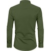 image:imageAlimens amp Gentle Slim Fit Dress Shirts for Men Long Sleeve Stretch Stain Proof Wrinkle Free Button Down Shirts Formal Shirts  Stretch Wrinkle Free Long Sleeve Fitted Formal Events Wedding Business Casual AirflowEnhanced Comfort Easy CareArmy Green