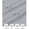 image:imageAlimens amp Gentle Slim Fit Dress Shirts for Men Long Sleeve Stretch Stain Proof Wrinkle Free Button Down Shirts Formal Shirts  Stretch Wrinkle Free Long Sleeve Fitted Formal Events Wedding Business Casual AirflowEnhanced Comfort Easy CareLight Grey
