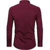 image:imageAlimens amp Gentle Slim Fit Dress Shirts for Men Long Sleeve Stretch Stain Proof Wrinkle Free Button Down Shirts Formal Shirts  Stretch Wrinkle Free Long Sleeve Fitted Formal Events Wedding Business Casual AirflowEnhanced Comfort Easy CareWine Burgundy