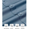 image:imageAlimens amp Gentle Slim Fit Dress Shirts for Men Long Sleeve Stretch Stain Proof Wrinkle Free Button Down Shirts Formal Shirts  Stretch Wrinkle Free Long Sleeve Fitted Formal Events Wedding Business Casual AirflowEnhanced Comfort Easy CareDenim Blue
