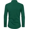 image:imageAlimens amp Gentle Slim Fit Dress Shirts for Men Long Sleeve Stretch Stain Proof Wrinkle Free Button Down Shirts Formal Shirts  Stretch Wrinkle Free Long Sleeve Fitted Formal Events Wedding Business Casual AirflowEnhanced Comfort Easy CareForest Green