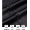 image:imageAlimens amp Gentle Slim Fit Dress Shirts for Men Long Sleeve Stretch Stain Proof Wrinkle Free Button Down Shirts Formal Shirts  Stretch Wrinkle Free Long Sleeve Fitted Formal Events Wedding Business Casual AirflowEnhanced Comfort Easy CareBlack