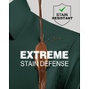 image:imageAlimens amp Gentle Slim Fit Dress Shirts for Men Long Sleeve Stretch Stain Proof Wrinkle Free Button Down Shirts Formal Shirts  Stretch Wrinkle Free Long Sleeve Fitted Formal Events Wedding Business Casual AirflowEnhanced Comfort Easy CareEmerald Green