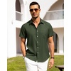 image:imageAlimens amp Gentle Summer Beach Linen Shirts for Men Casual Vacation Lightweight Button Down Shirt
