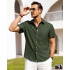 image:imageAlimens amp Gentle Summer Beach Linen Shirts for Men Casual Vacation Lightweight Button Down Shirt