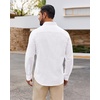 image:imageAlimens amp Gentle Summer Beach Linen Shirts for Men Casual Vacation Lightweight Button Down Shirt