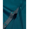 image:imageMens Dress Shirt Long Sleeve Wrinkle Free Button Down Shirt Business Casual  No Iron Contrast Color Collar Cuffs Formal Casual Versatile Graduation Office Party Regular Fit Breathable No FadingPeacock